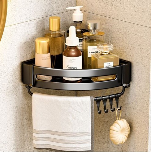 Corner shower caddy black - caddy,