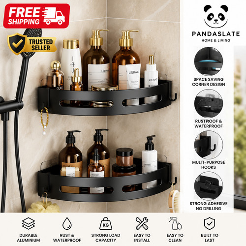 Corner shower rack shelf - shower,