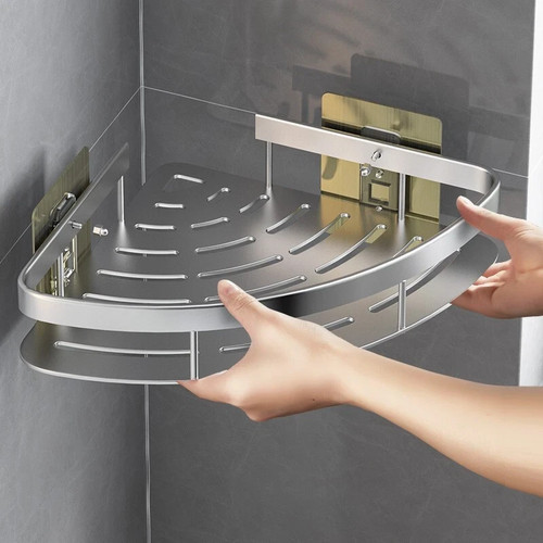 Bathroom corner shower suction - bathroom,