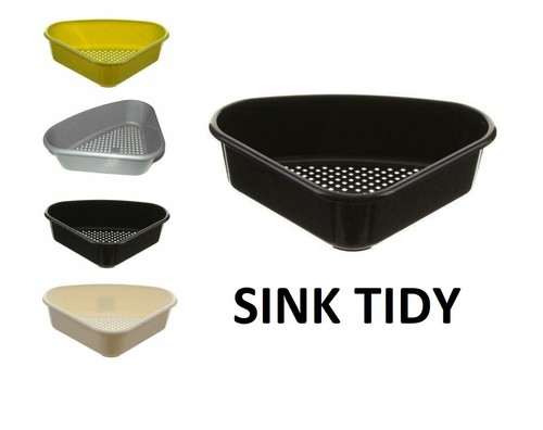 Plastic corner sink tidy - sink,
