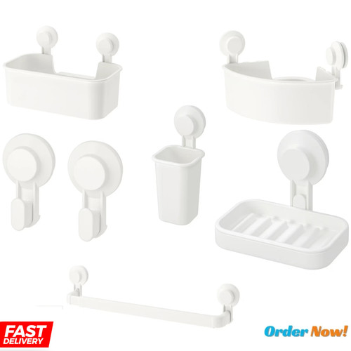 New ikea tisken white bathroom - ikea,