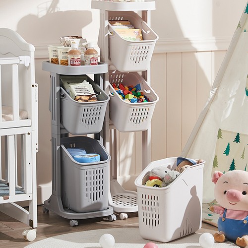 Storage cart corner baskets - cart,