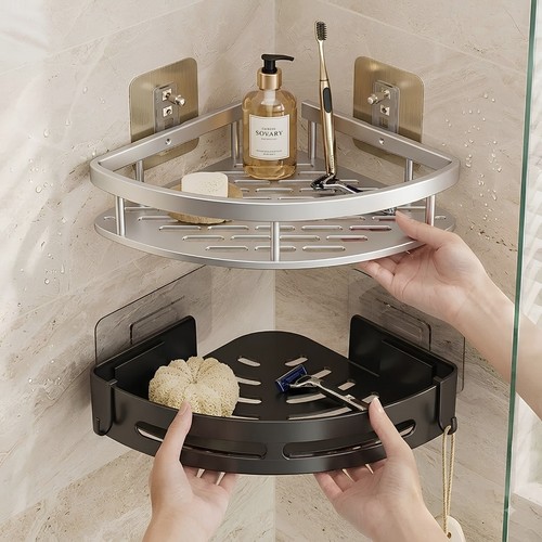 Bathroom corner shower suction - corner,
