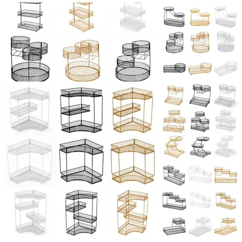 Metal wire storage basket - metal,