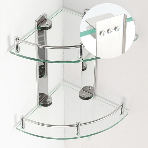 Tiers chrome glass corner - tiers,