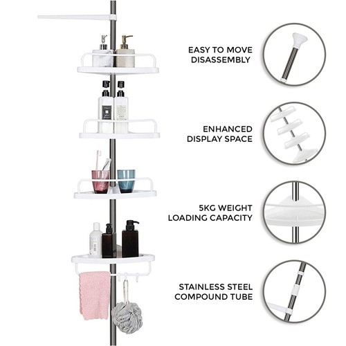 Plastic shower caddy corner - plastic,